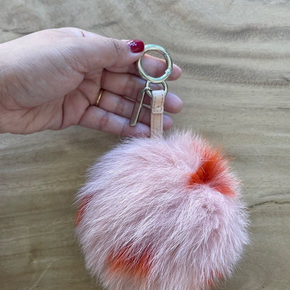 Fendi Pom Pom Multicolor Fur Charm - Picture 10 of 12
